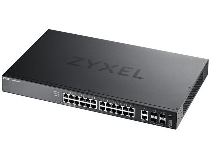 ZyXEL XGS2220-30, L3 Access Switch, 24x1G RJ45 2x10mG RJ45, 4x10G SFP+ Uplink, incl. 1 yr NebulaFlex Pro