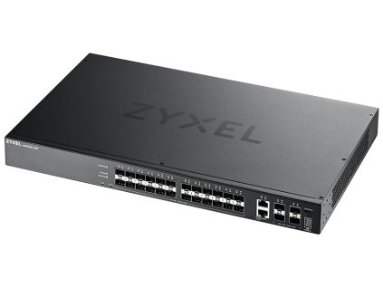 ZyXEL XGS2220-30F, L3 Access Switch, 24x1G SFP, 2x10mG RJ45, 4x10G SFP+ Uplink, incl. 1 yr NebulaFlex Pro