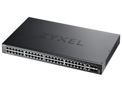 ZyXEL XGS2220-54, L3 Access Switch, 48x1G RJ45 2x10mG RJ45, 4x10G SFP+ Uplink, incl. 1 yr NebulaFlex Pro