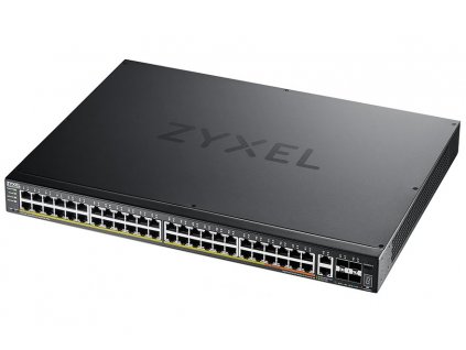 ZyXEL XGS2220-54FP, L3 Access Switch, 960W PoE, 40xPoE+/10xPoE++, 48x1G RJ45 2x10mG RJ45, 4x10G SFP+ Uplink, incl. 1 yr