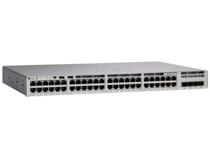 Cisco Catalyst C9200L-48T-4X-E switch, 48x 10/100/1000 + 4x SFP