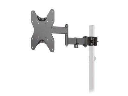 Neomounts FL40-450BL12/Držák displeje/na sloup,tyč 28-50 mm/23-42"/sklopný/3 čepy/VESA 200X200/nosn. 25kg/černý