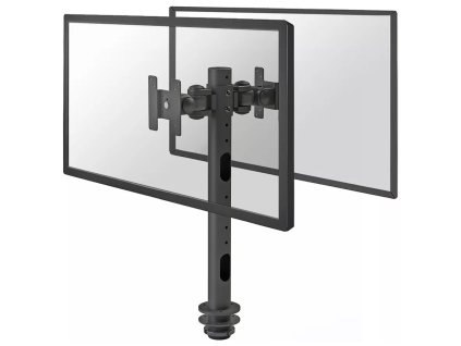Neomounts FPMA-D050BLACK/Držák displeje/na stůl/10-30"/průchodka/VESA 100X100/nosn. 2x10kg/2 displeje/černý
