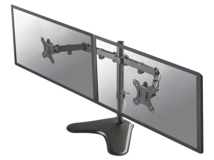 Neomounts FPMA-D550DDBLACK/Držák displeje/na stůl/10-32"/stojan/VESA 100X100/nosn. 2x8kg/2 displeje/černý
