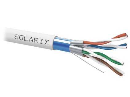 Solarix kabel CAT6A FFTP Dca-s2,d2,a1 500m, SXKD-6A-FFTP-LSOH