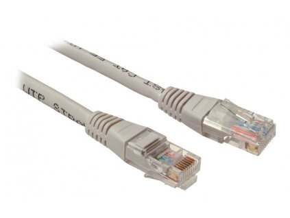 Solarix kabel Patch CAT6 UTP PVC 15m šedý non-snag-proof C6-155GY-15MB