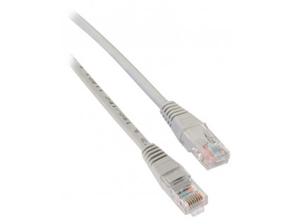 Solarix Kabel Patch UTP c6 10m šedý s och., non-snag-proof