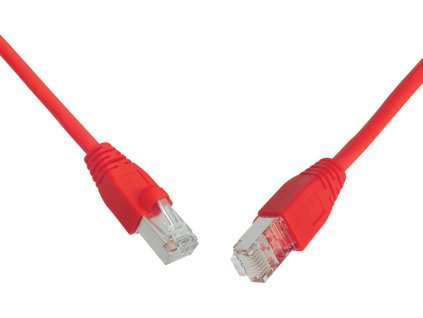 Solarix Kabel Patch SFTP C5E  PVC 7m červený snag-proof C5E-315RD-7MB