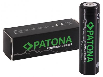 PATONA nabíjecí baterie 18650 Li-lon 3350mAh PREMIUM 3,7V vyvýšený plus pól