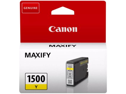 Canon inkoustová náplň PGI-1500 Y žlutá