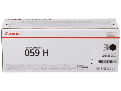 Canon originální vysokokapacitní toner Cartridge 059 H BK Toner černý, LBP852Cx,  kapacita 15 500 stran