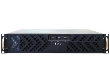 CHIEFTEC rack 19" 2U UNC-210T-B-U3-OP, bez zdroje, USB 3.0, černý