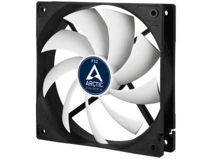 ARCTIC F12 black ventilátor 120mm / černobílý