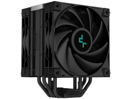 DEEPCOOL chladič AK400 Zero Dark Plus / 2x 120mm fan / 4x heatpipes / PWM / pro Intel i AMD / komplet černý