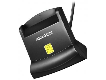 AXAGON čtečka kontaktních smart karet (eObčanka) / CRE-SM4N / USB 2.0 / 1,3m