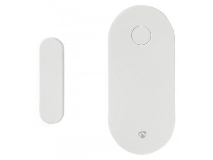 NEDIS chytrý dveřní nebo okenní snímač/ Android & iOS/ Zigbee/ SmartLife/ baterie CR2032 součástí balení/ bílý