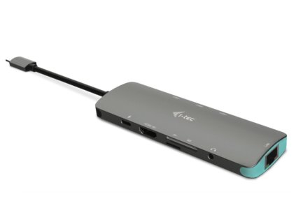 i-tec dokovací stanice USB-C Metal/ Nano Dock/ 4K UHD 3840×2160/ 3x USB 3.0/ HDMI/ LAN + Power Delivery 100 W