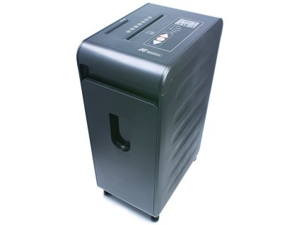 AT skartovač Slim L P-4/ řez 4x40 mm/ pracovní šíře 230 mm/ kapacita 25 listů/ objem koše 40 l/ stupeň utajení P4/ černý