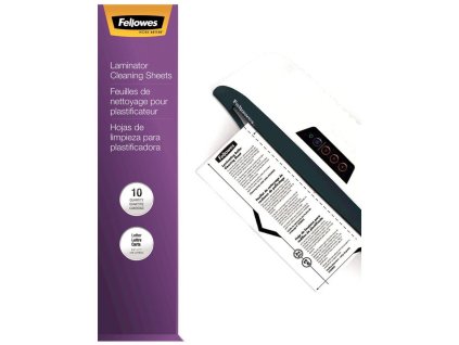 FELLOWES čistící listy pro laminátory/ formát A4/ 10 pack