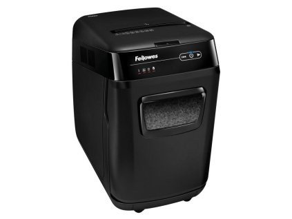 FELLOWES skartovač AutoMax 200 M/ křížový mikrořez 2x14 mm/ objem koše 32 l/ certifikát NBÚ/ stupeň utaj. P-5 (tajné)