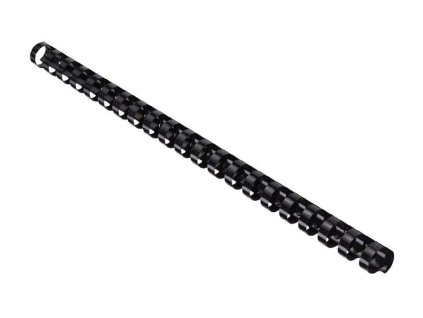 EUROSUPPLIES plastové hřbety/ formát A4/ 10mm/ černé/ 100 pack