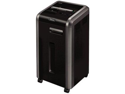 FELLOWES skartovač 225 Mi/ křížový mikrořez 2x12 mm/ objem koše 60 l/ stupeň utajení P-5 (tajné)/ černý