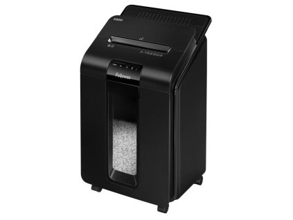 FELLOWES skartovač AutoMax 100 M/ křížový mikrořez 4x10 mm/ objem koše 23 l/ stupeň utajení P-4 (důvěrné)/ černý