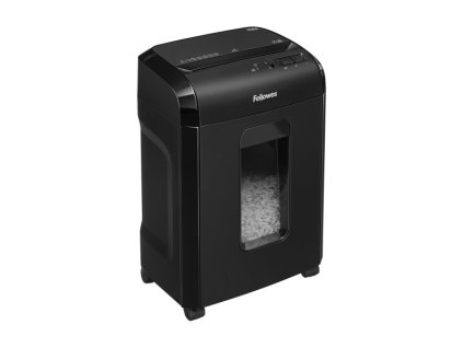 FELLOWES skartovač 10 M/ křížový řez 2x12mm/ objem koše 19 l/ stupeň utajení P-5 (tajné)/ černý