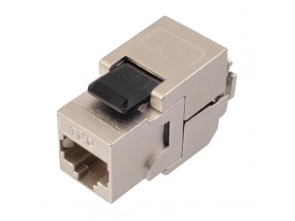 Solarix Keystone 10G CAT6A STP RJ45 černý samořezný SXKJ-10G-STP-BK-SA