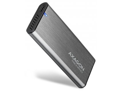 AXAGON box na M.2 NVMe SSD / EEM2-SG2 / USB-C / USB 3.2 Gen2 / kabel 20cm USB-C na USB-A