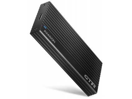 AXAGON box THIN BOX na M.2 NVMe SSD / EEM2-GTR / USB-C / USB 3.2 Gen2 / kabel 20cm USB-C na USB-C