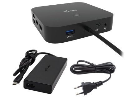 i-tec dokovací stanice/ 2x USB-C/ HDMI/ DP/ 3x USB 3.0/ 2x USB 2.0/ LAN/ PD 100W + univerzální nabíječka 112W