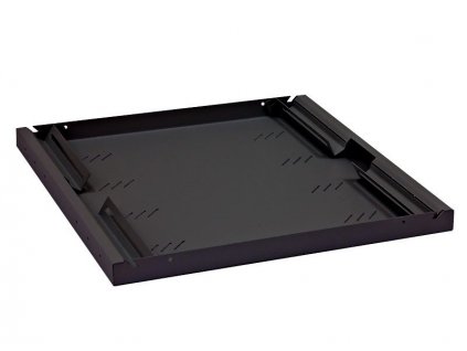 Triton Polička s perforací 1U/250mm,černá