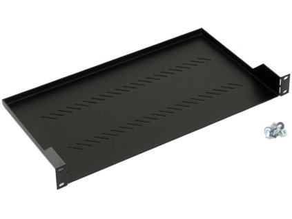 Triton Polička s perforací 1U/250mm, max.nosnost 20kg