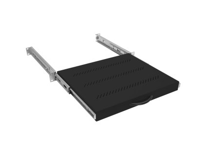 Triton 19" výsuvná polička 450mm plnovýsuv, nosnost 30kg RAL