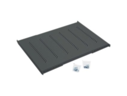Triton Polička s perforací 1U/950mm, max.nosnost 150kg, čer.