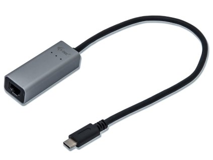 i-tec USB 3.1 Type C Gigabit Ethernet adaptér METAL (RJ45)/ LED indikace/ šedý