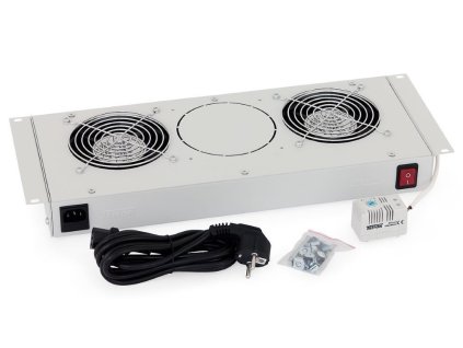 Triton 19" Vent.j.spodní(horní) pro RBA-A6, RUA-2V-220V/30W termostat