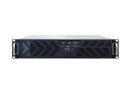 CHIEFTEC rack 19" 2U UNC-210T-B-U3 400W, USB 3.0, černý