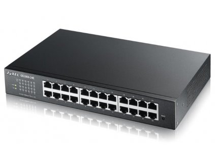 ZyXEL GS1900-24E v3, 24-port GbE L2 Smart Switch, rackmount, fanless