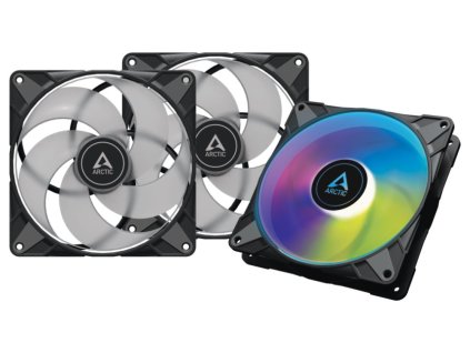 ARCTIC P14 ventilátor (3 ks) / 140mm / PWM / PST / ARGB / černý