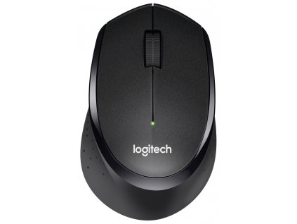 Logitech myš B330 Silent Plus/ bezdrátová/ 3 tlačítka/ 1000dpi/ USB/ černá