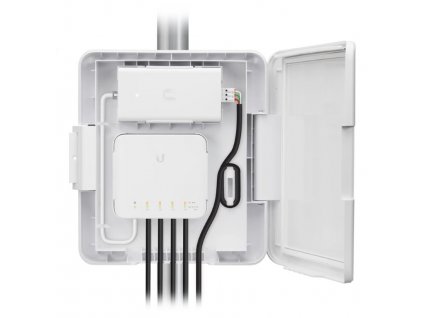 Ubiquiti USW Flex Utility - venkovní box pro UniFi Switch Flex, PoE adaptér v balení