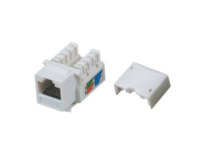 DATACOM Keystone RJ45 UTP CAT5E (DUAL) MINI bílý