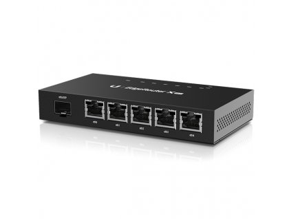 Ubiquiti EdgeRouter X SFP - 5x GbE port, 1x SFP port, 5x PoE 24V (PoE budget 50W)