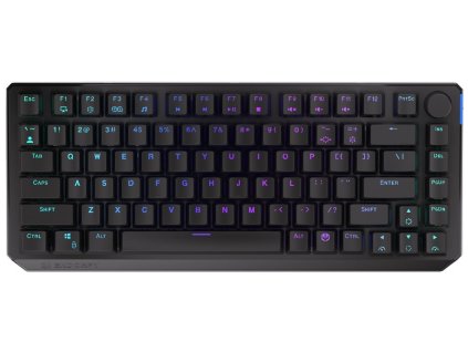 Endorfy herní klávesnice Thock 75% Wireless Black /RGB/ black sw. / bezdrátová / mechanická / US lay. / zkrácená /černá