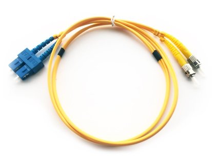 DATACOM optický patchcord ST-SC 09/125 SM   1m duplex