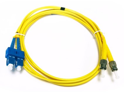 DATACOM optický patchcord ST-SC 09/125 SM   2m duplex
