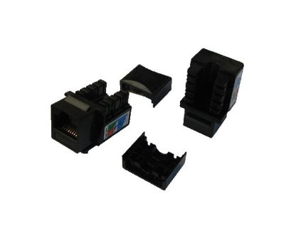DATACOM Keystone RJ45 UTP CAT5E (DUAL) MINI černý