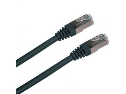 DATACOM Patch kabel FTP CAT5E 1m černý